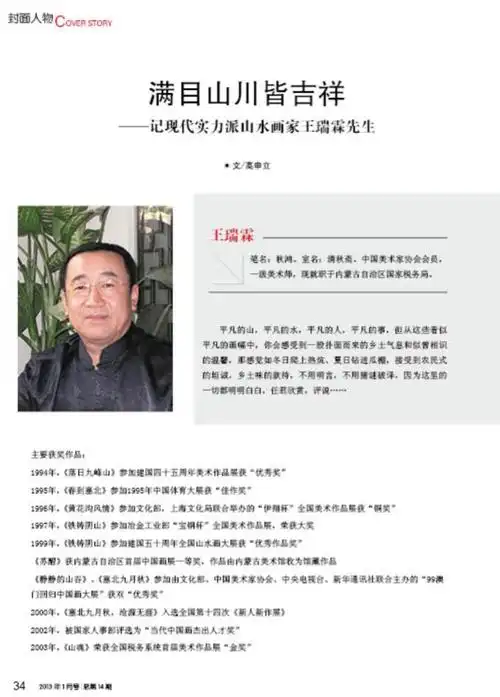 著名画家:王瑞霖先生