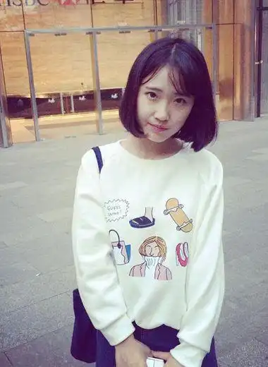 女中学生的波波头 学生波波头图片_发型师姐