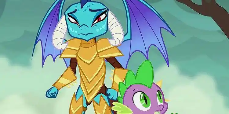 穗龙和火苗公主互相帮助成功穿过隧道,火苗不承认穗龙这个朋友