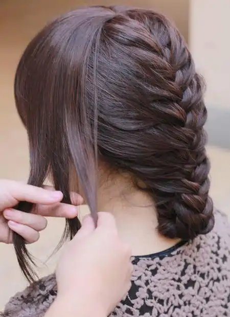 2021款淑女编发发型图片及扎法(5)_编发发型_西子美发网