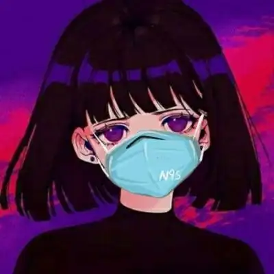 戴口罩女头像_卡通动漫头像_我要个性网