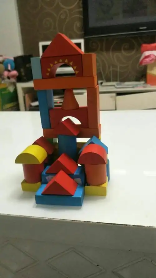 一八班:摆积木的乐趣