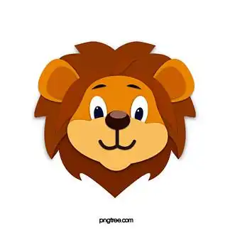 30125剪纸动物头像可爱卡通狮子头剪纸动物头像可爱卡通狮子头3017621