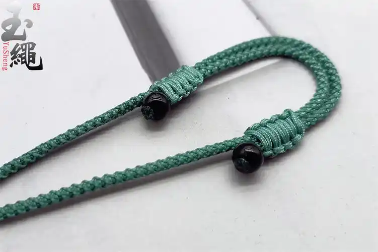 高档平安扣挂绳调节款景泰蓝编织项链绳翡翠蜜蜡玛瑙挂件挂脖绳子