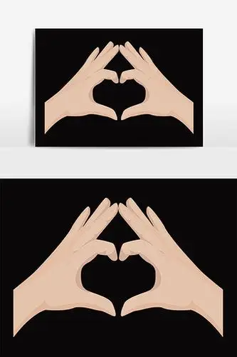 爱心手势