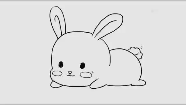 最新画小兔的简笔画教程 小兔简笔画图片