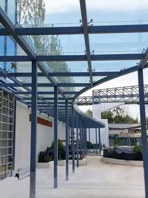 玻璃雨棚安装案例(二)