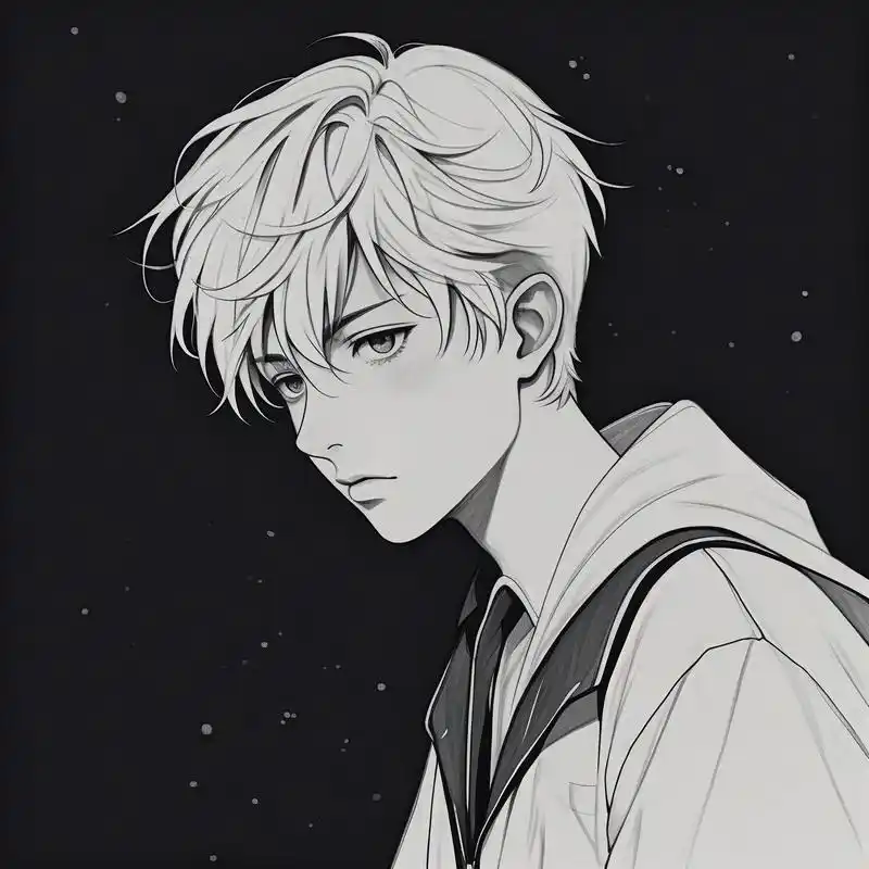 07沉默男生专属头像98 这组头像,将沉默的魅力与男生的深沉完美