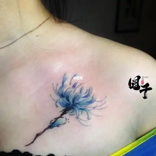 彼岸花原创小清新纹身