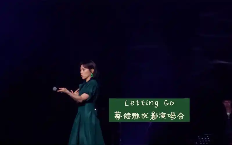 【蔡健雅】tanya成都演唱会大合唱letting go 太给力了 4k