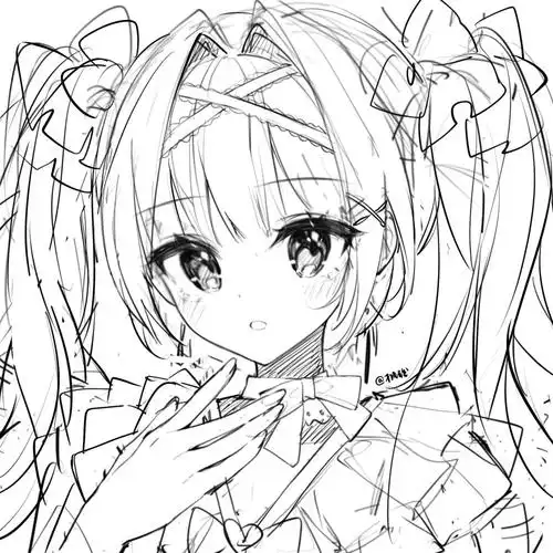 涂鸦  #绘画  #procreate  #头像  #少女  #摸鱼