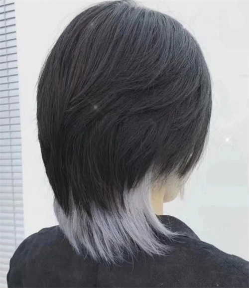 狼尾鲻鱼头酷感满满 挑染搭配飒气无比_最新发型 - 美发站