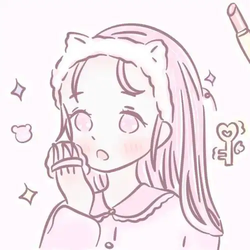 可爱少女心小女孩简笔画