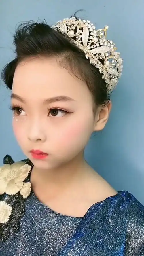 儿童主持人妆容,简单又令人惊艳,越看越喜欢!