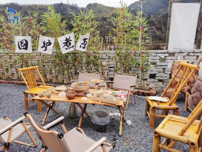 天台南屏围炉煮茶带活山区经济