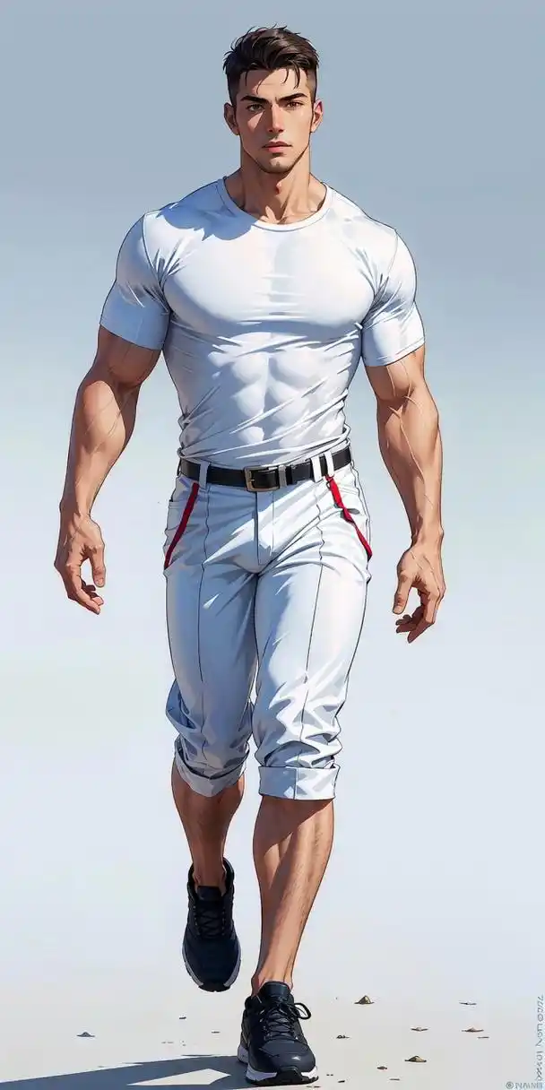 二次元里的肌肉兵哥哥#ai绘画# #动漫头像和壁纸# #肌肉型男