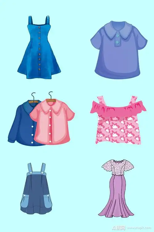服装衣服图片素材卡通衣服素材