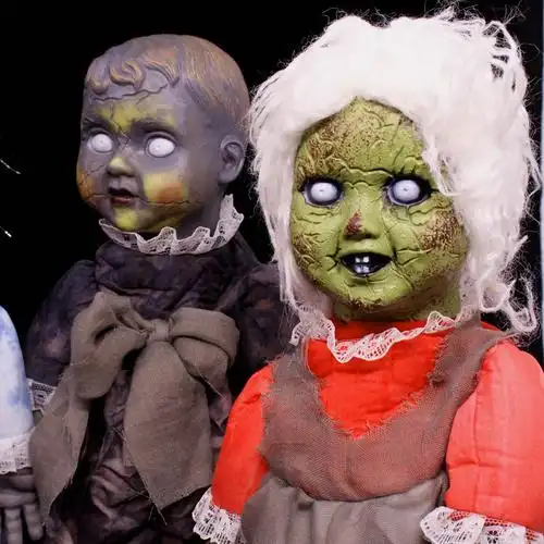 密室逃脱道具 鬼屋万圣节电动走路鬼娃娃恐怖吓人玩具密室逃脱道具