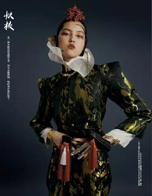 上游时尚当传统与时尚相融合时尚芭莎八月刊曲艺时尚大片