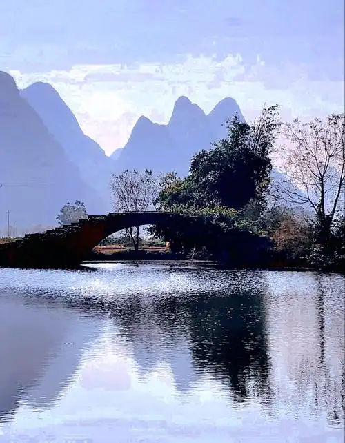 山水风光乡村