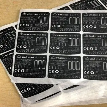 电子产品不干胶贴标定做合成纸哑银龙强粘耐腐蚀不干胶标签贴纸