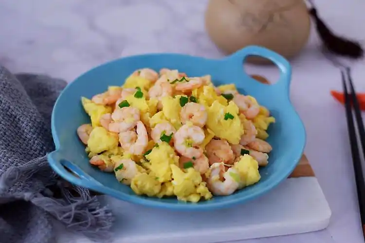 鸡蛋炒虾仁