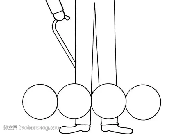 长腿叔叔手抄报