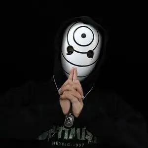 万圣节珍藏版动漫白火影忍者面具全脸cos二次元装扮舞台派对道具