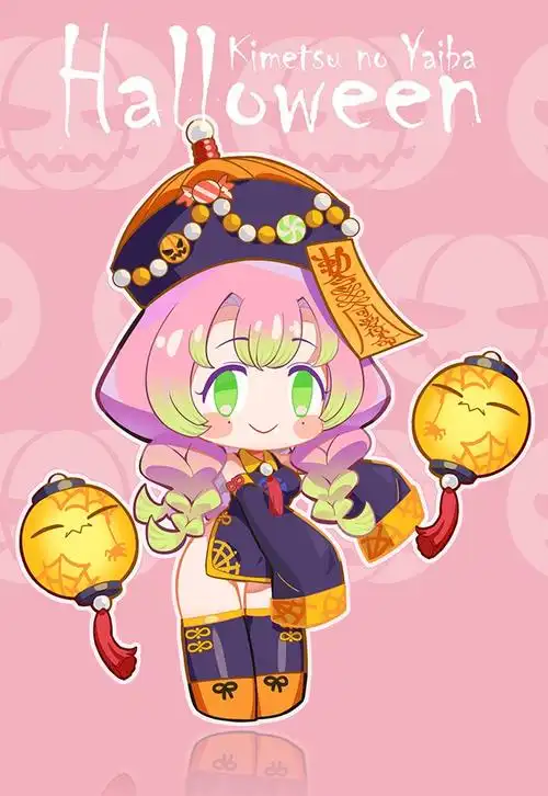 之前万圣画的一些鬼咩q版