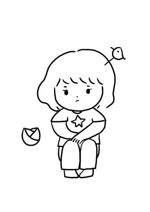 可爱小女孩简笔画可爱小女孩简笔画萌萌
