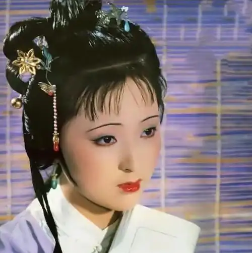 87版林黛玉惊艳时光的美照,第四幅图,作为资深红迷我第一次见