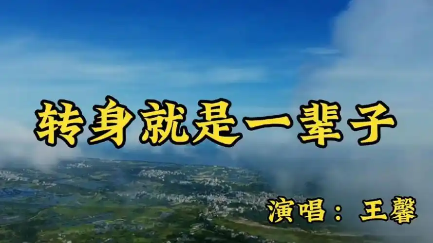 王馨一首《转身就是一辈子》又火了,优美动听入心醉人,超级好听