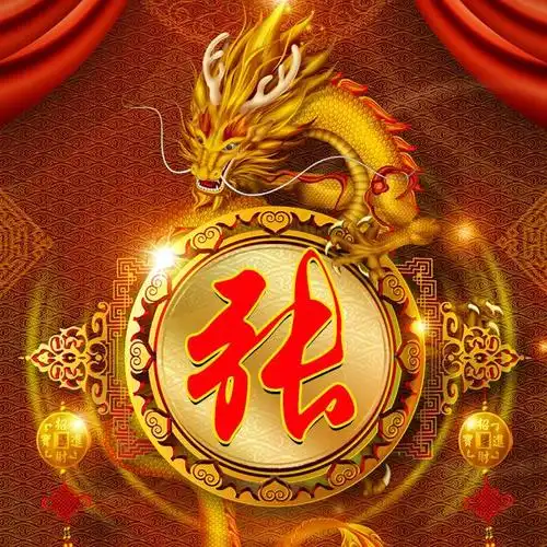 中国龙霸气出场!45张百家姓图谱,换作微信头像,想低调都难!