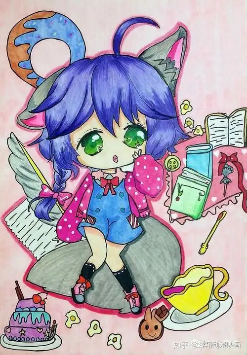 黎翔动漫映画艺术学校2018年文化部动漫考级作品