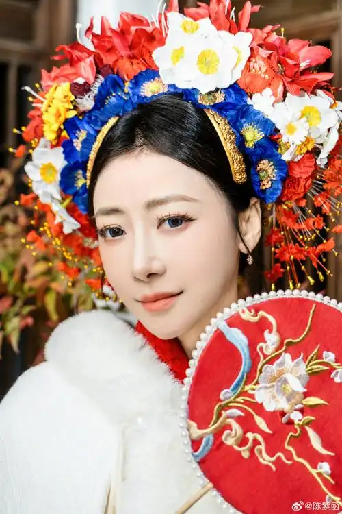 陈紫函簪花围大片##致可爱的你##陈紫函的碎片时光