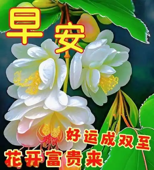 2023全新中老年早上好问候表情包,祝福你开开心心,一切美好!