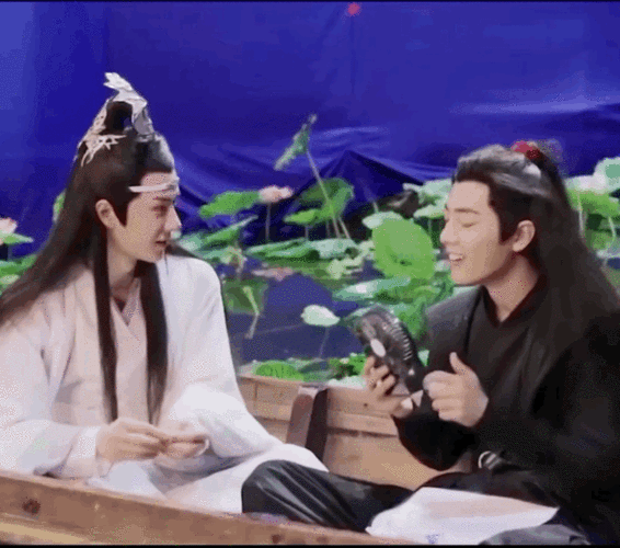 博君一肖肖战王一博心动瞬间～动图