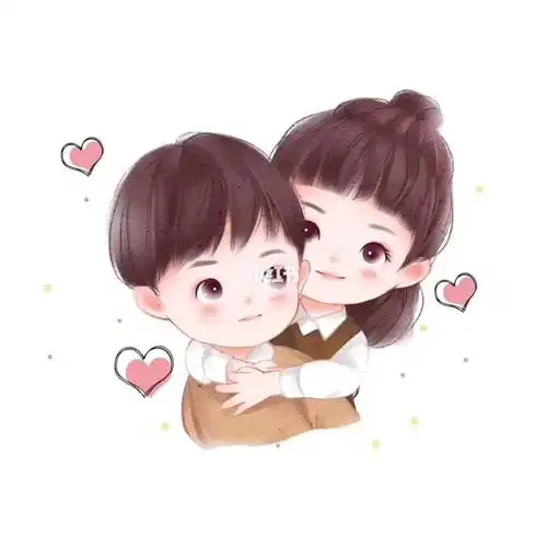 分享几款兄妹情可爱手绘微信头像_头像_手绘_微信_绘画_寻找小红书