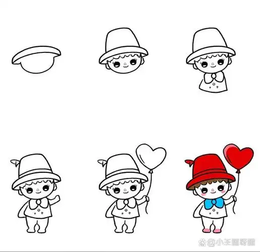 🎨简笔画绘画步骤✨