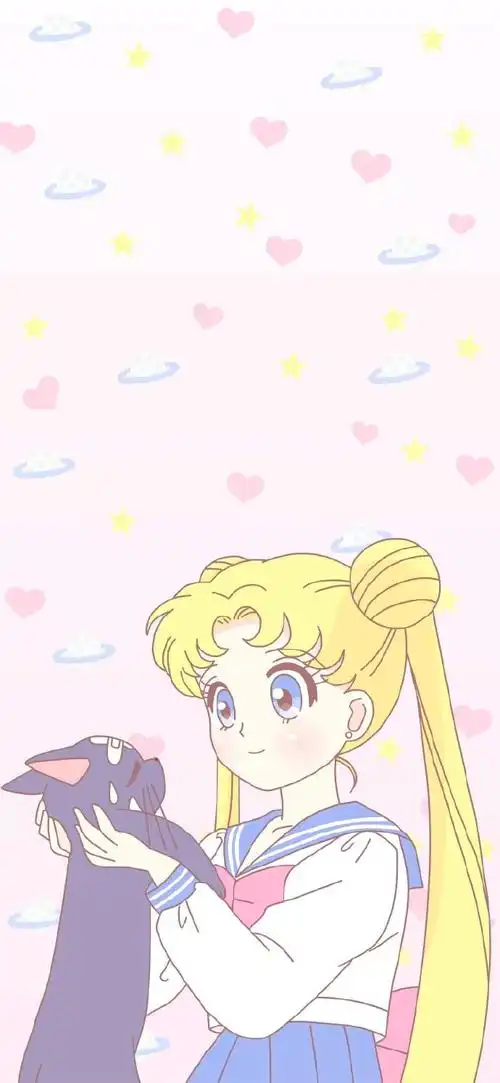 ▽の 壁纸无水印 可爱 美少女战士 动漫 少女心 " 取图评论,点个赞 "