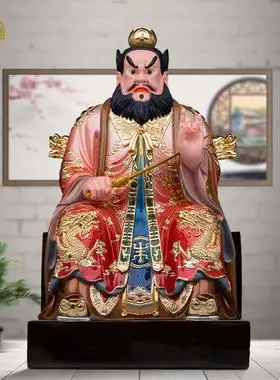 龙虎山张天师神像树脂张道陵仿铜彩道家祖师家居供奉正一真人摆件