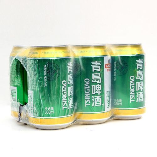 青岛啤酒清爽8度330ml24罐听装啤酒整箱特价包邮啤酒