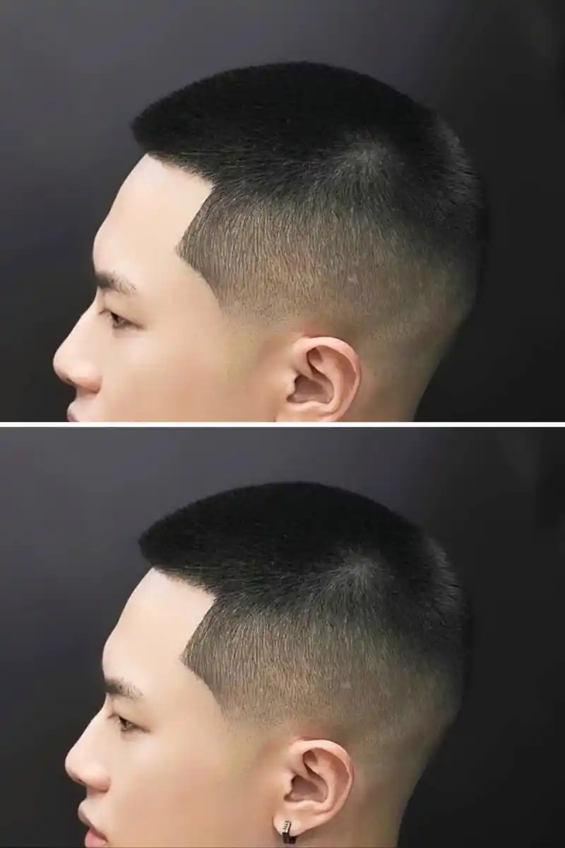 12mm渐变立体圆寸|清爽发型|男生短发 97这样的寸头你们爱吗?