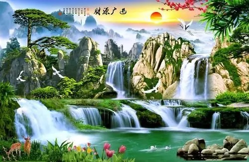 最招财的山水图