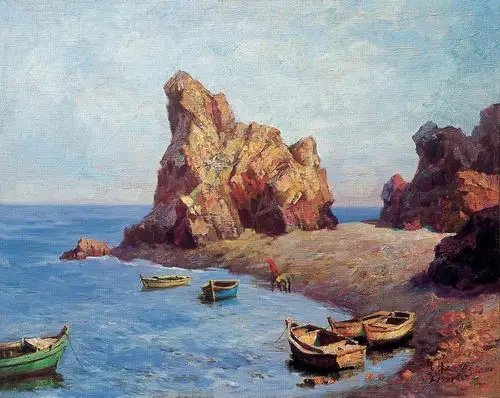 海岛一角   81×65cm     1999