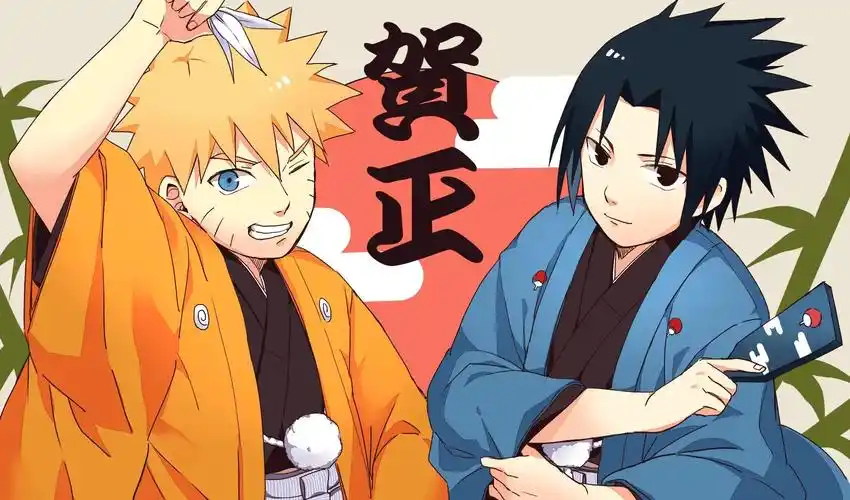 关于佐助和鸣人的说说配图「霸气」 _qq说说网