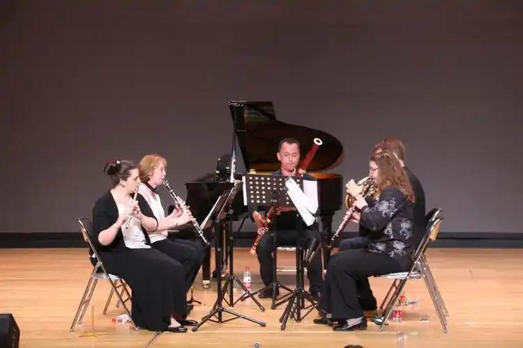 2016中国东盟音乐周美国wsu木管五重奏乐团专场音乐会在学校相思湖