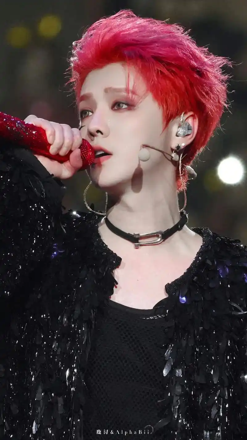 鹿晗演唱会发型 - 抖音