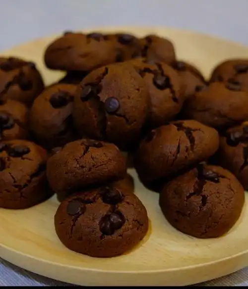 binbow做的巧克力豆曲奇chocolatechipcookies