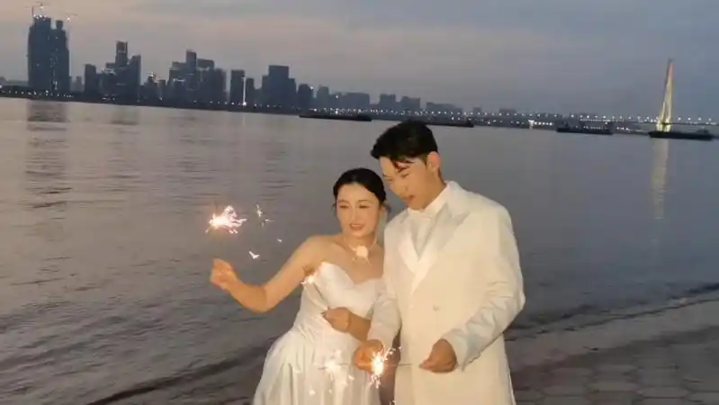 武汉视尚影像婚纱摄影夜景婚纱照视频